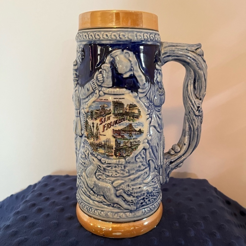Vintage San Francisco Ceramic Beer Stein